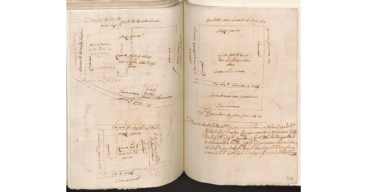 [Appezzamenti di terreno di proprietà dello Spedale di S. Paolo a Lamporecchio]