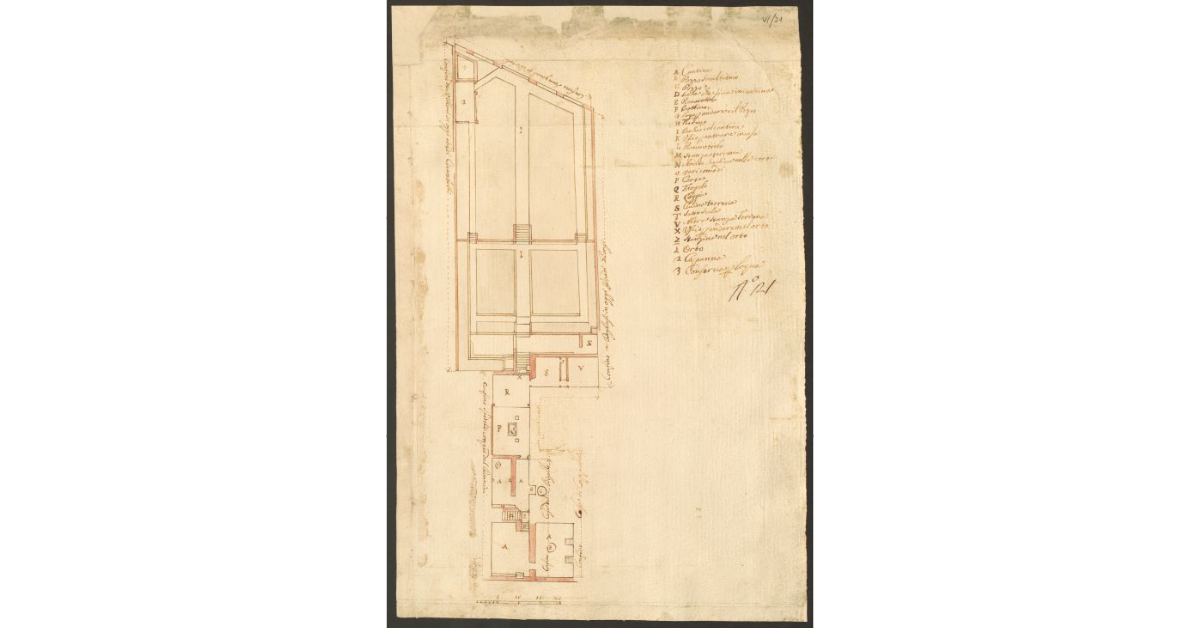 [Pianta della casa del Piamontini]