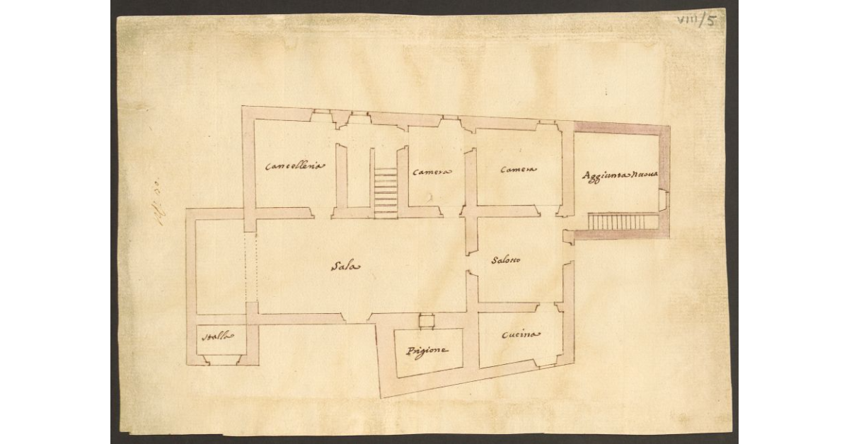 [Pianta dell'abitazione del cancelliere]