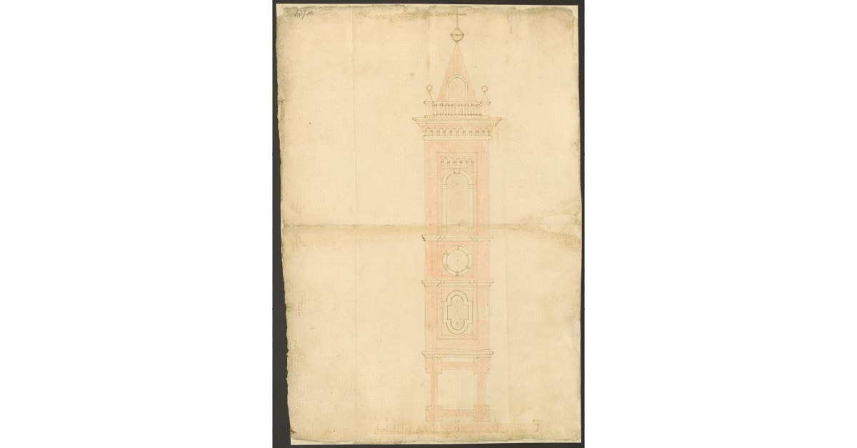 [Facciata di un campanile]