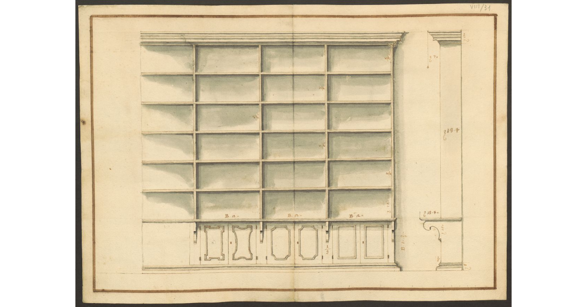 [Progetto per l'arredamento della cancelleria]