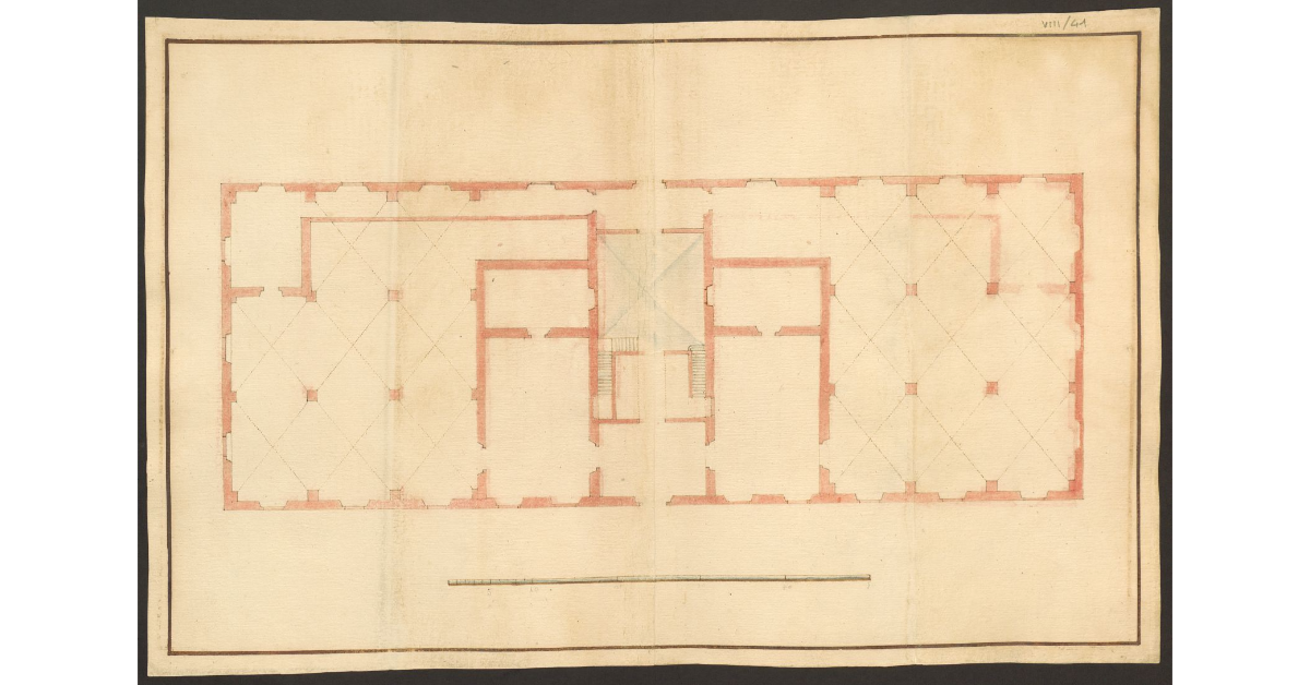 [Pianta del palazzo del Monte dei Pegni]