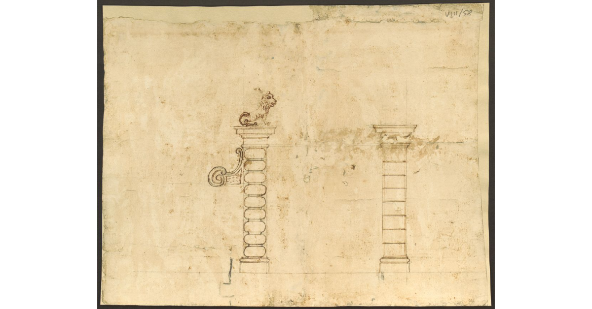 [Particolari architettonici di un portale]