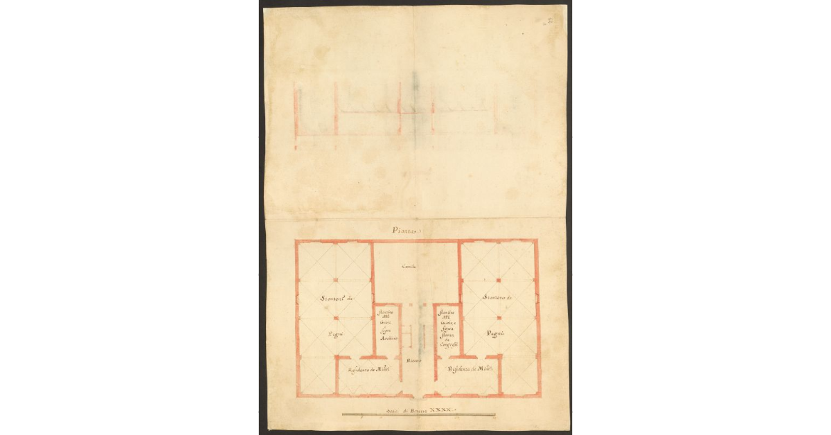 [Pianta del Monte dei Pegni]