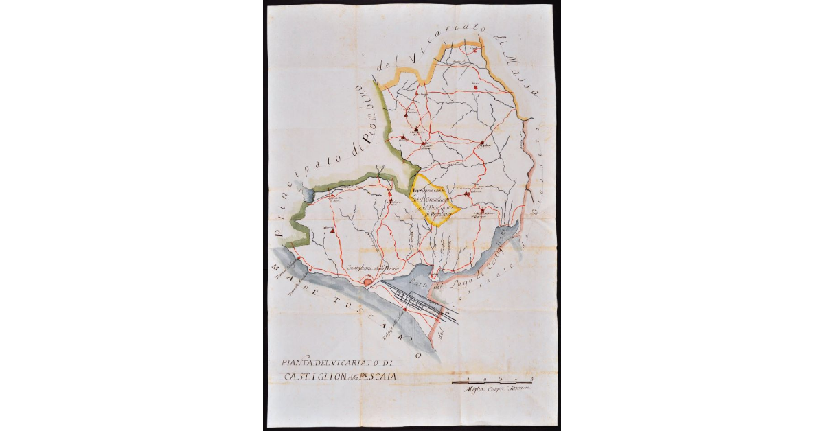 Pianta del Vicariato di Castiglion della Pescaia