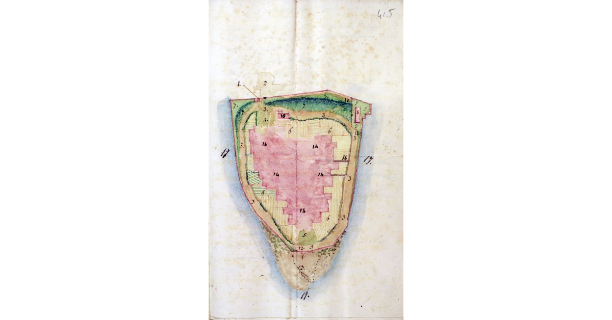 [Pianta dell'abitato di Orbetello]