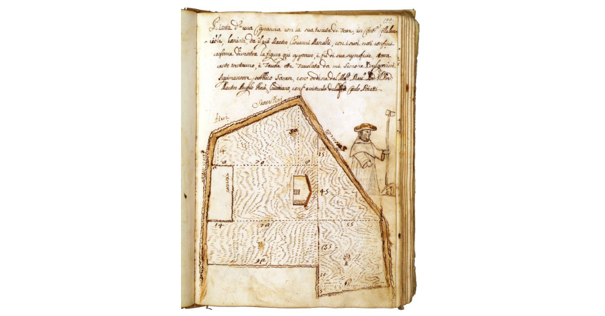 [Appezzamento comprensivo di capanna in contrada "Collelucciole"]