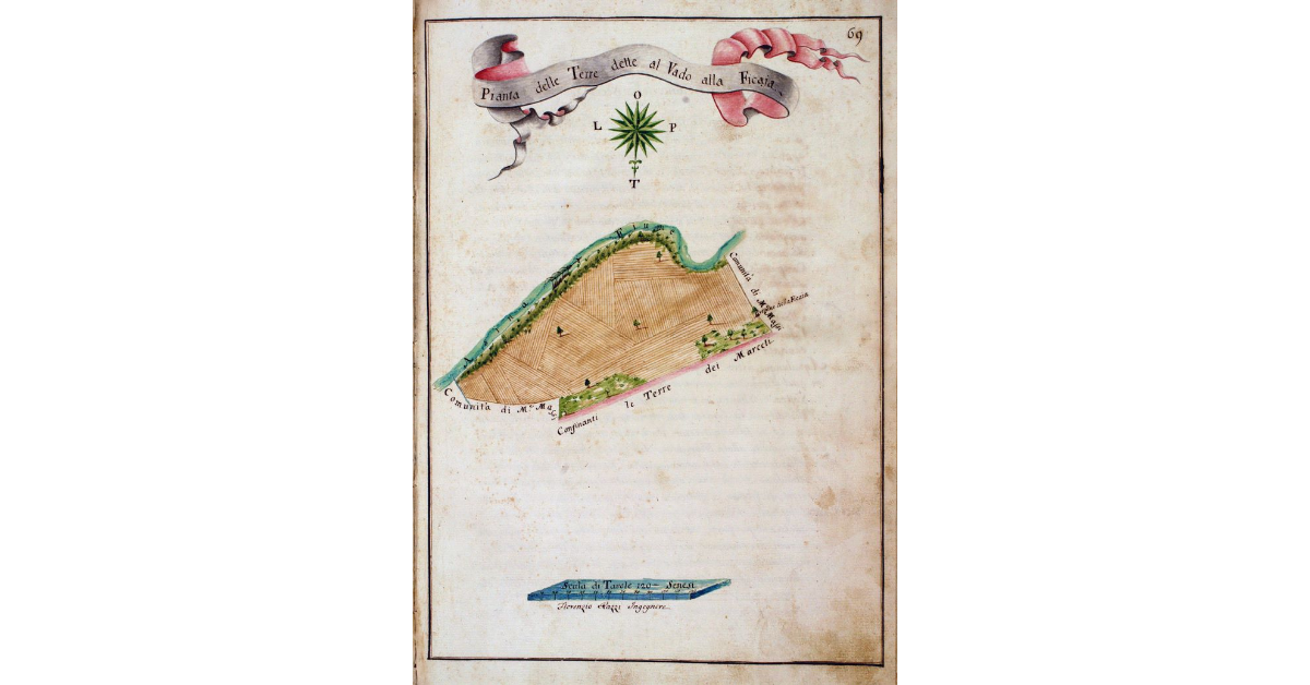 Pianta delle Terre dette al Vado alla Ficaja