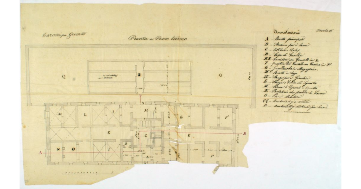 Pianta del Piano terreno