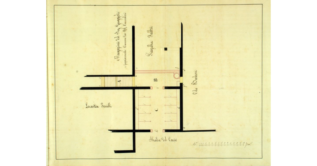 [Scuderia per il servizio dei carabinieri a cavallo nell'Orto Tognielli]