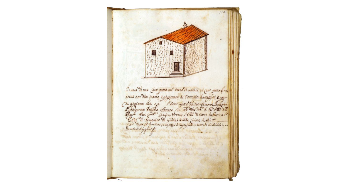 [Casa posta nel terzo di Voltaia in contrada "Piazza fiorentina"]