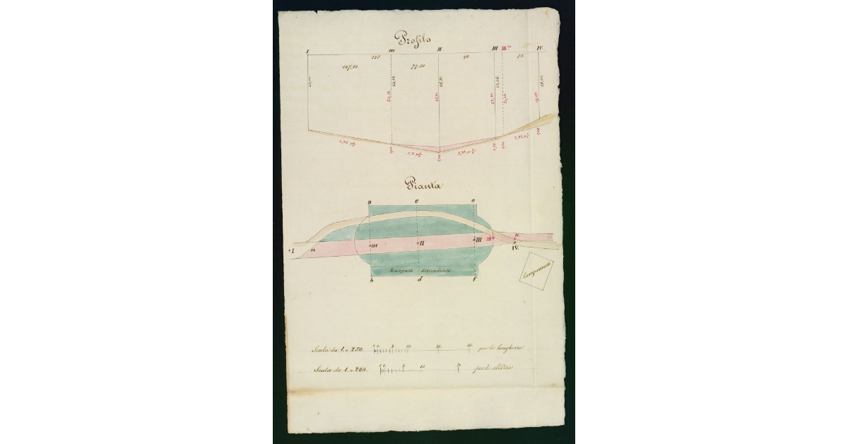 [Variazione di andamento del tratto di strada Provinciale del Monte Amiata che attraversa il piazzale delle fiere di Arcidosso]
