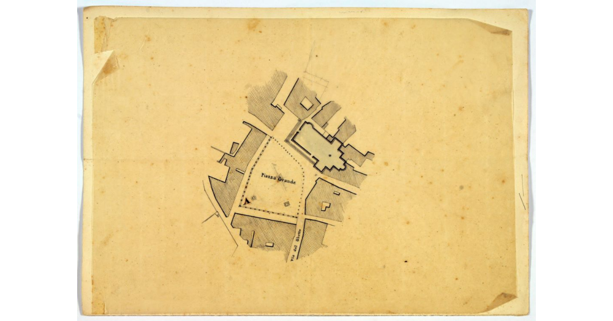 [Disegno della Piazza Grande di Grosseto]