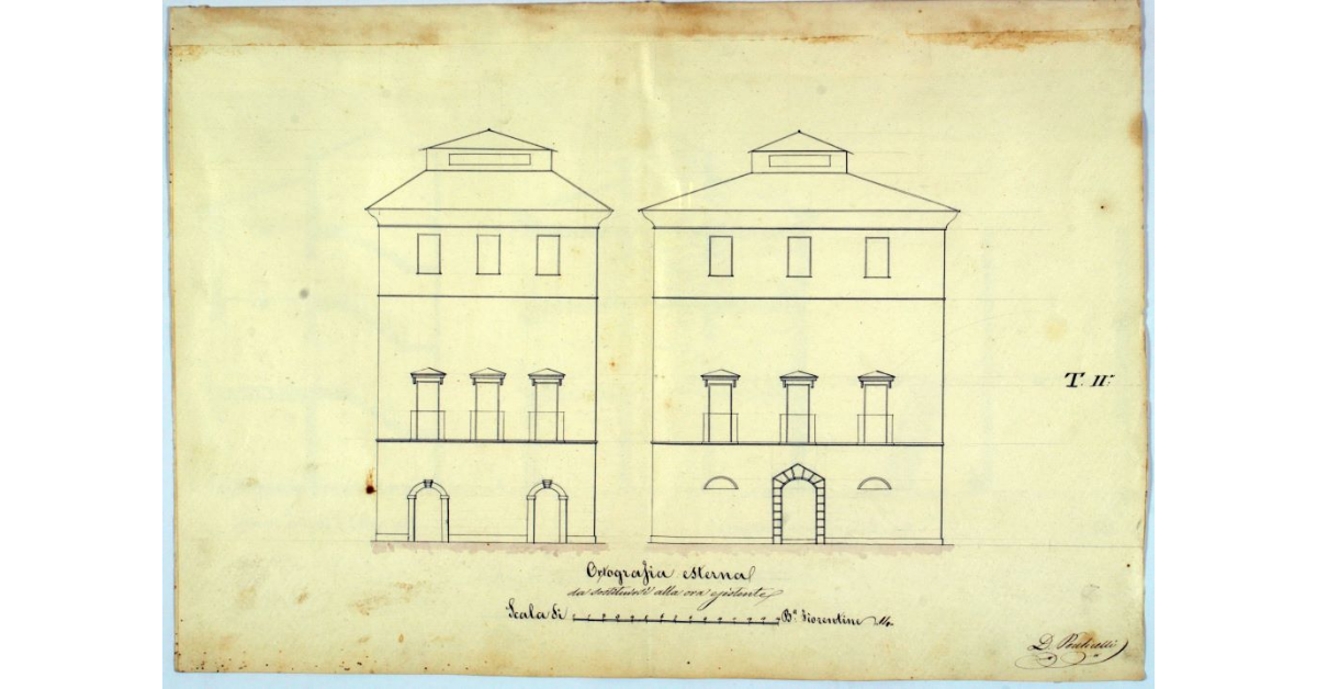 [Ortografia esterna da sostituirsi a quella esistente della fabbrica di piazza di Pozzo detto di San Pietro in Grosseto]