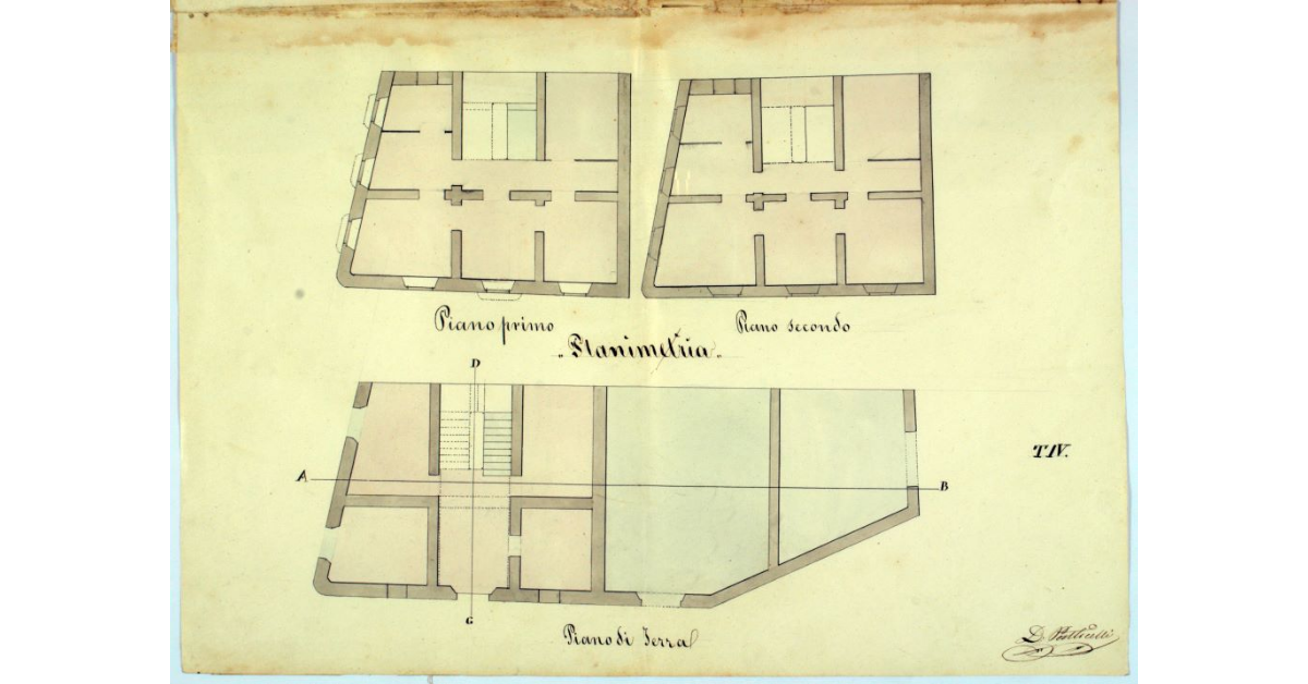 [Planimetria della fabbrica di piazza di Pozzo detto di San Pietro in Grosseto]