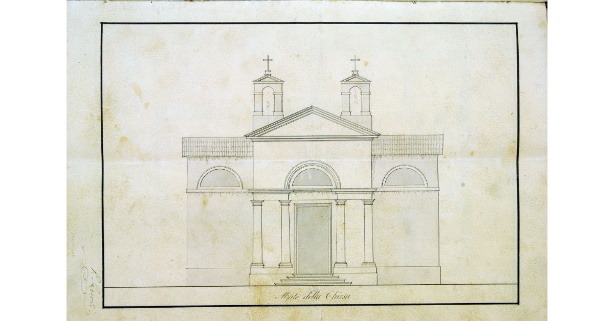 [Alzato della nuova chiesa del Cerreto]