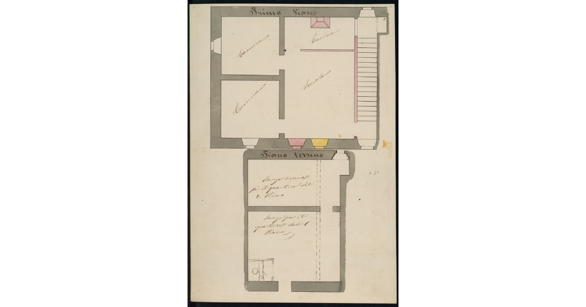 [Progetto di ampliamento del fabbricato del sig. Scipione Minardi da destinarsi ad uso di scuole pubbliche ed abitazione dei maestri comunali]