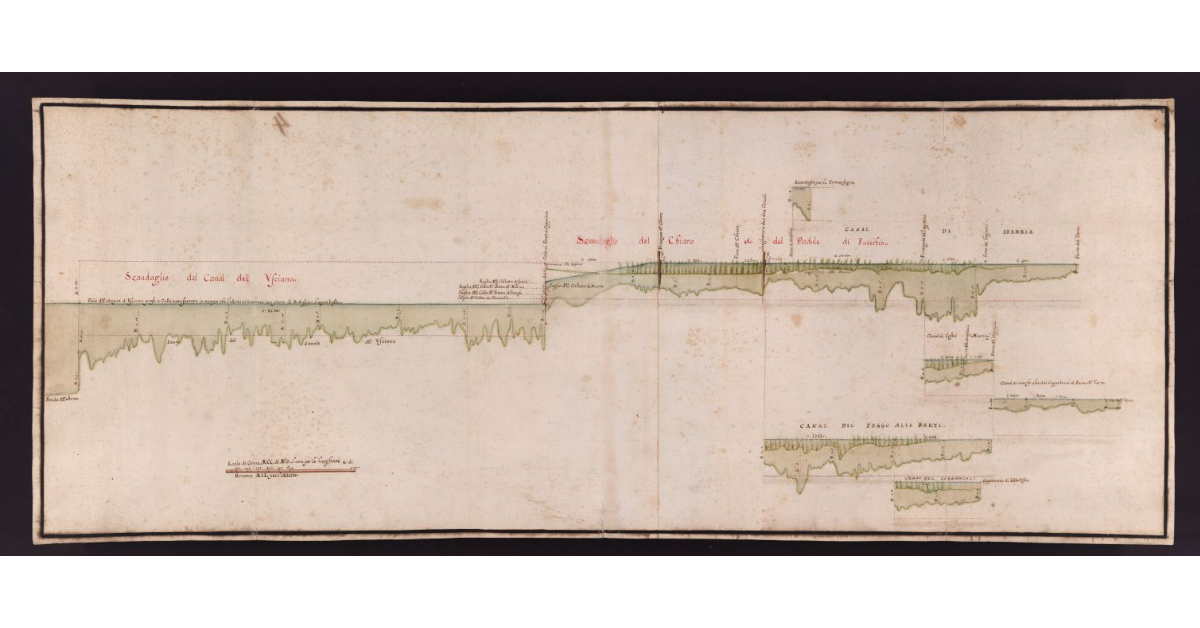 [Scandagli del Canale di Usciana e del padule di Fucecchio]