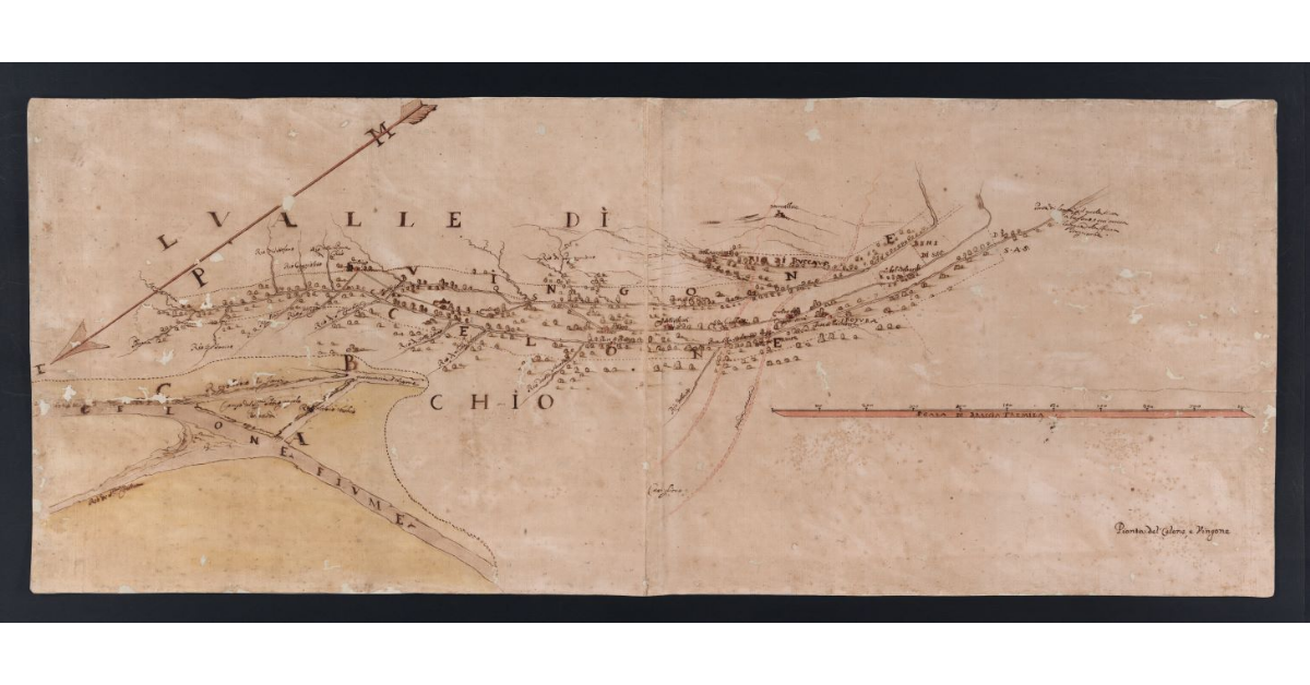 [Pianta della valle di Chio]