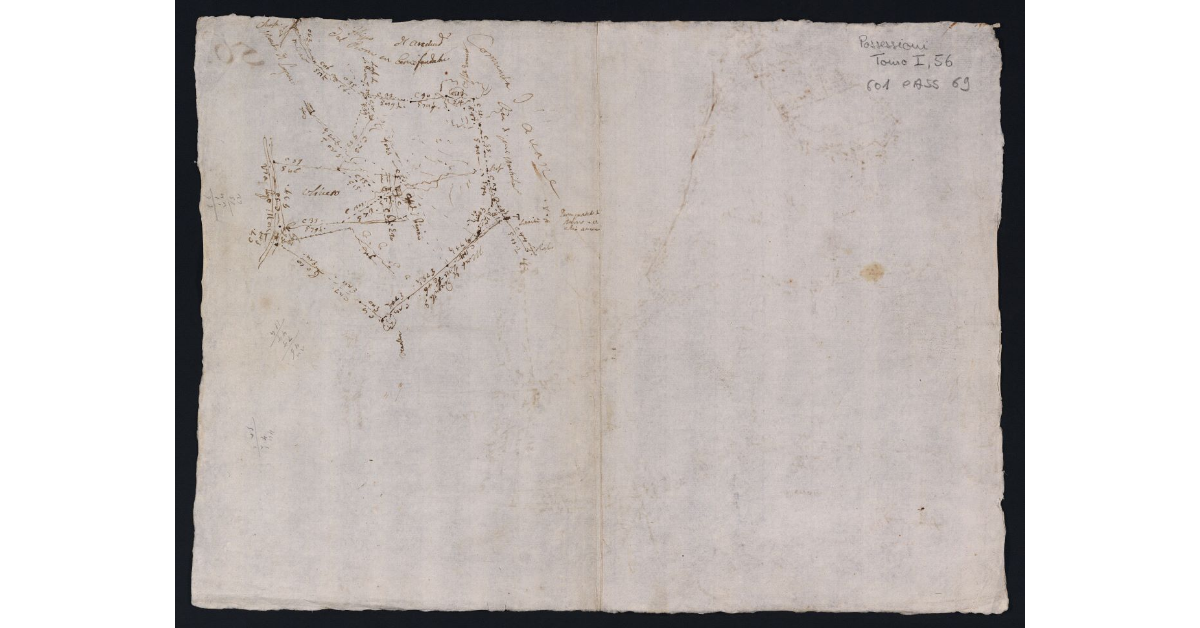 [Pianta dei terreni della fattoria di Vecchiano]