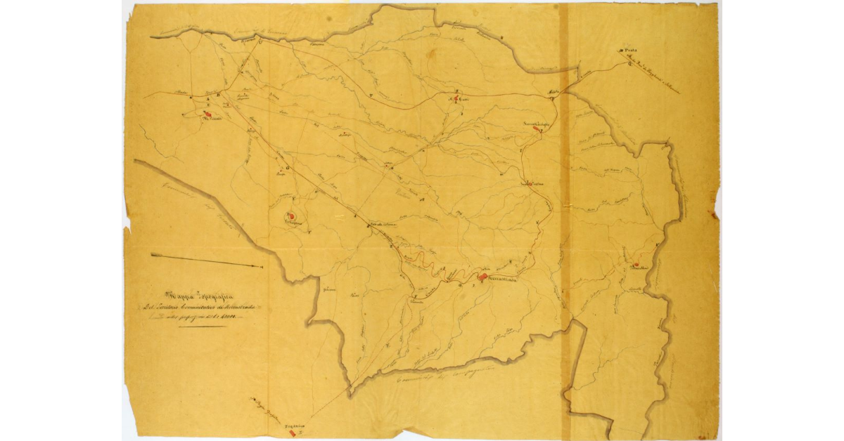 Mappa Topografica del Territorio Comunitativo di Roccastrada