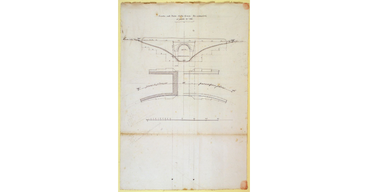 Ponte sul fosso della Croce da costruirsi al paletto N° 386