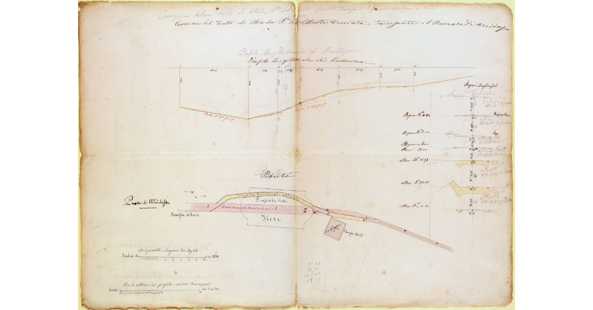 Correzione del tratto di strada Provinciale del Monte Amiata traversante il Piazzale di Arcidosso