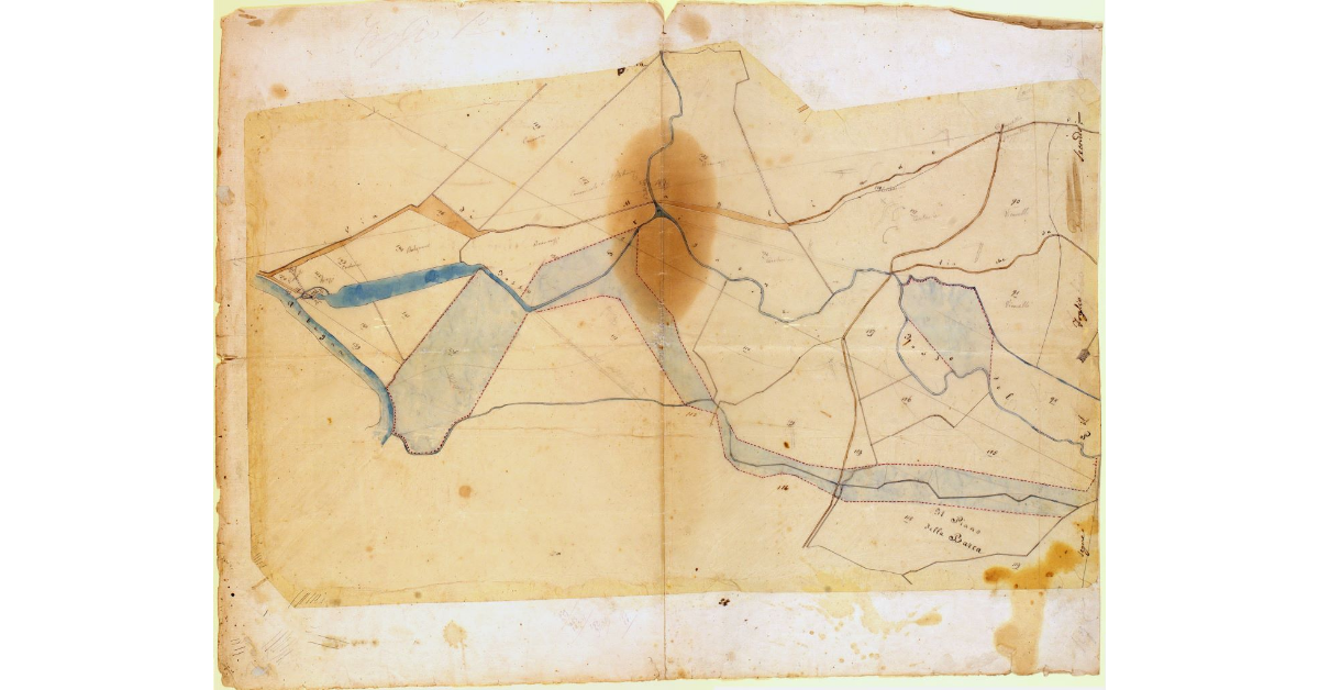 Andamento del Fosso Patrignone. Primo Foglio