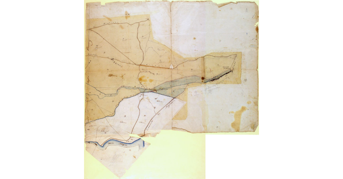 Andamento del Fosso Patrignone. Secondo Foglio