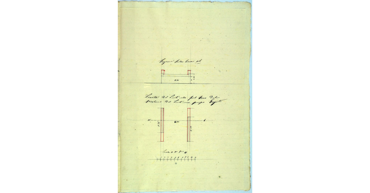 Pianta del Ponticello sul Fosso del Molino del Ponticino presso Grosseto