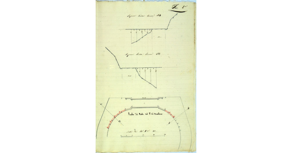 Pianta del Ponte sul F.° del Romitorio