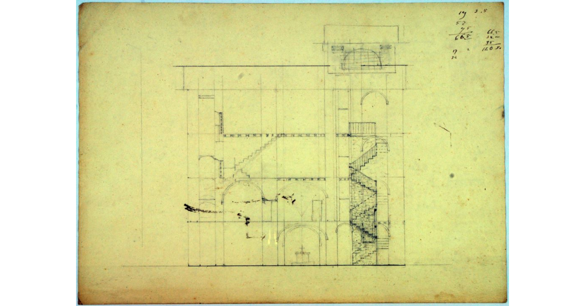 [Spaccato dell'edificio carcerario di Scansano]