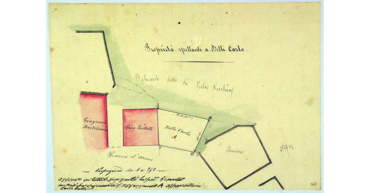 Proprietà spettanti a Belli Carlo