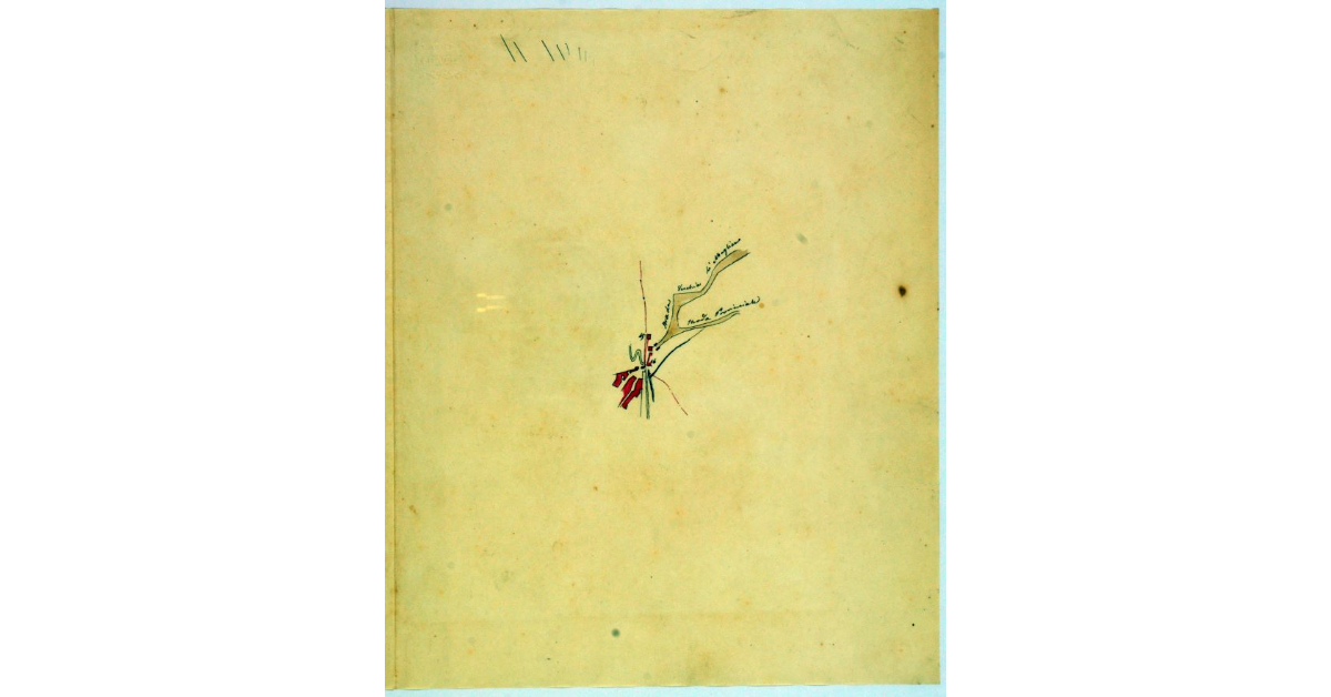 [Pianta del borgo di Pereta]