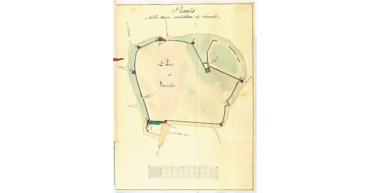 Pianta delle Mura castellane di Suvereto