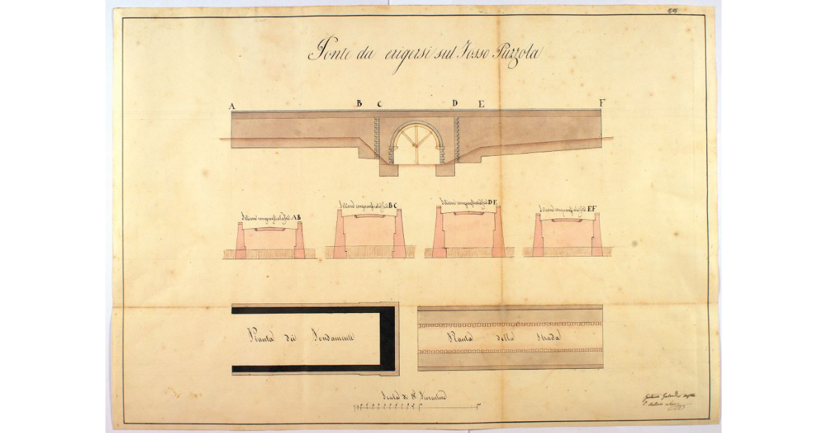 Ponte da erigersi sul Fosso Puzzola
