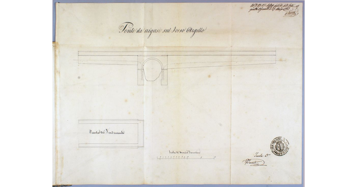 Ponte da erigersi sul Fosso Argello