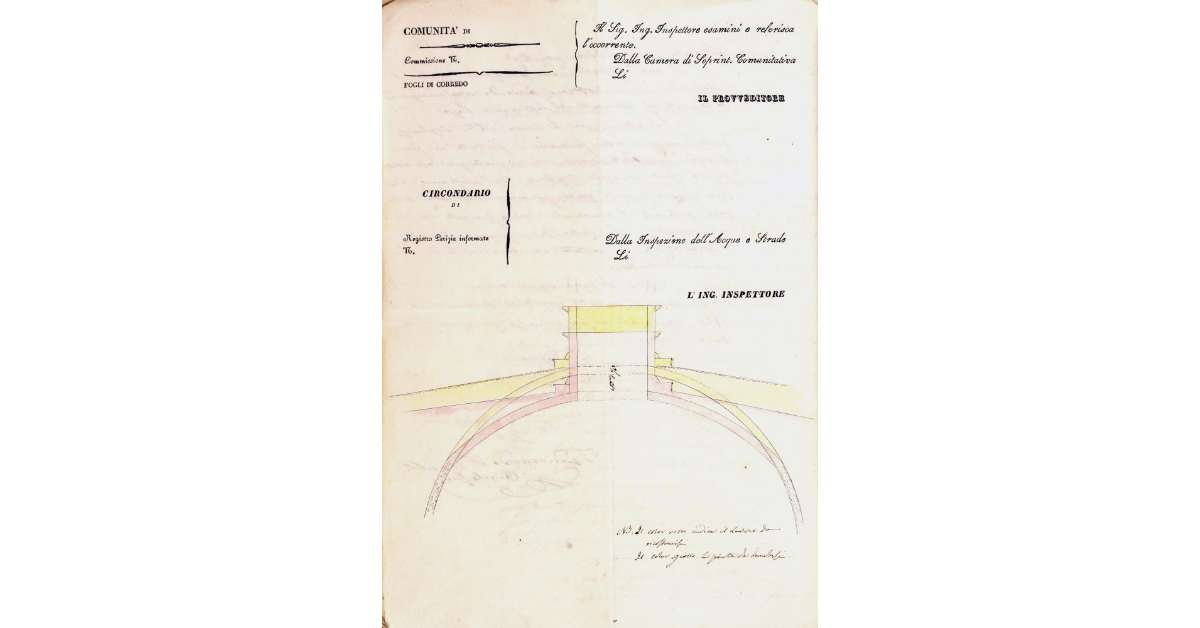 [Pubblica cisterna situata nella piazza dei due pozzi di Grosseto]