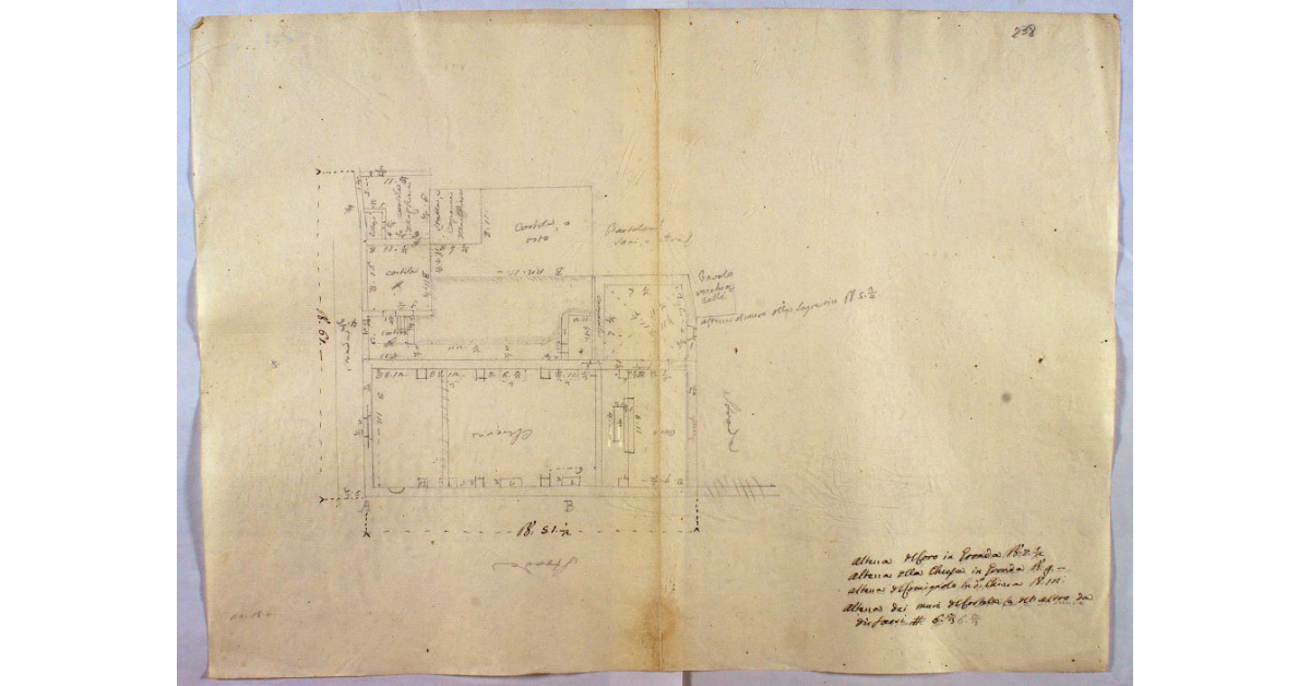 [Pianta di una chiesa]