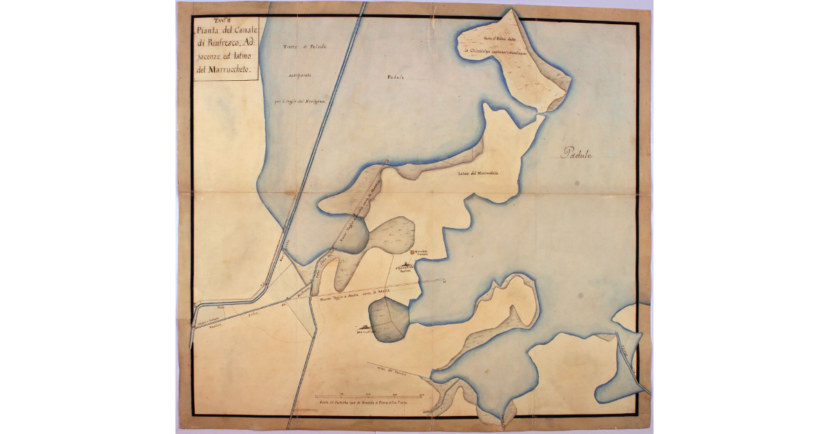 Pianta del Canale di Rinfresco, Adiacenze ed Istmo del Marrucheto