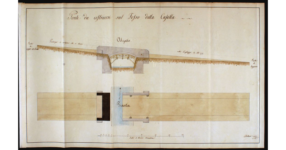 Ponte da costruirsi sul Fosso della Casella