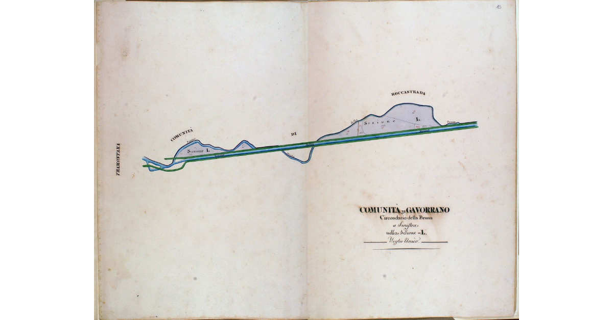 Comunità di Gavorrano. Circondario della Bruna a Sinistra nella Sezione L. Foglio Unico