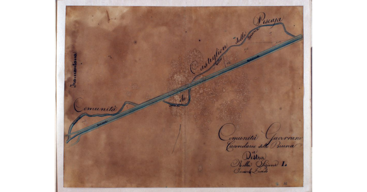 Comunità di Gavorrano. Circondario della Bruna a Destra. Nella Sezione L. In un solo Lucido