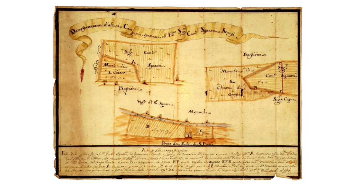 Dimostrazione d'alcuni campetti spettanti all'illustrissimo signor cavalier Squarci Senese