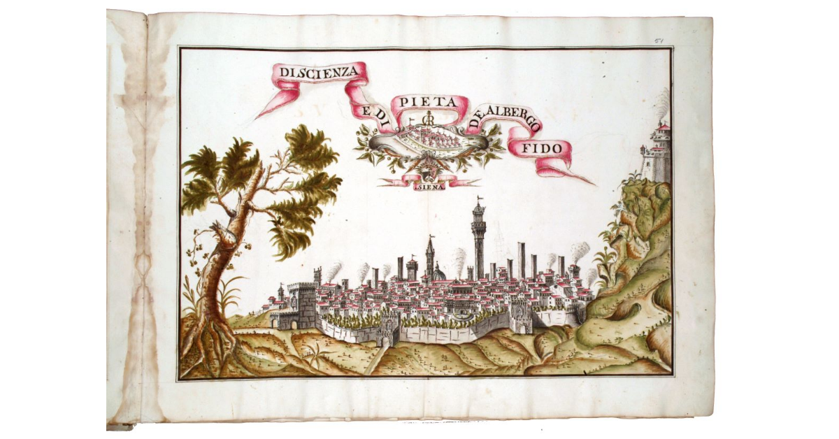 [Veduta della città di Siena]