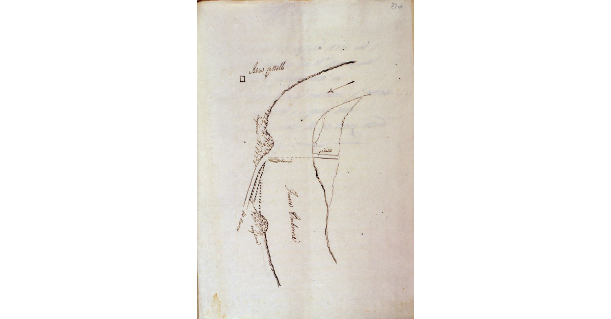 [Lavori occorrenti al risarcimento, e sostegno della via d'Istia al passo del fiume Ombrone]