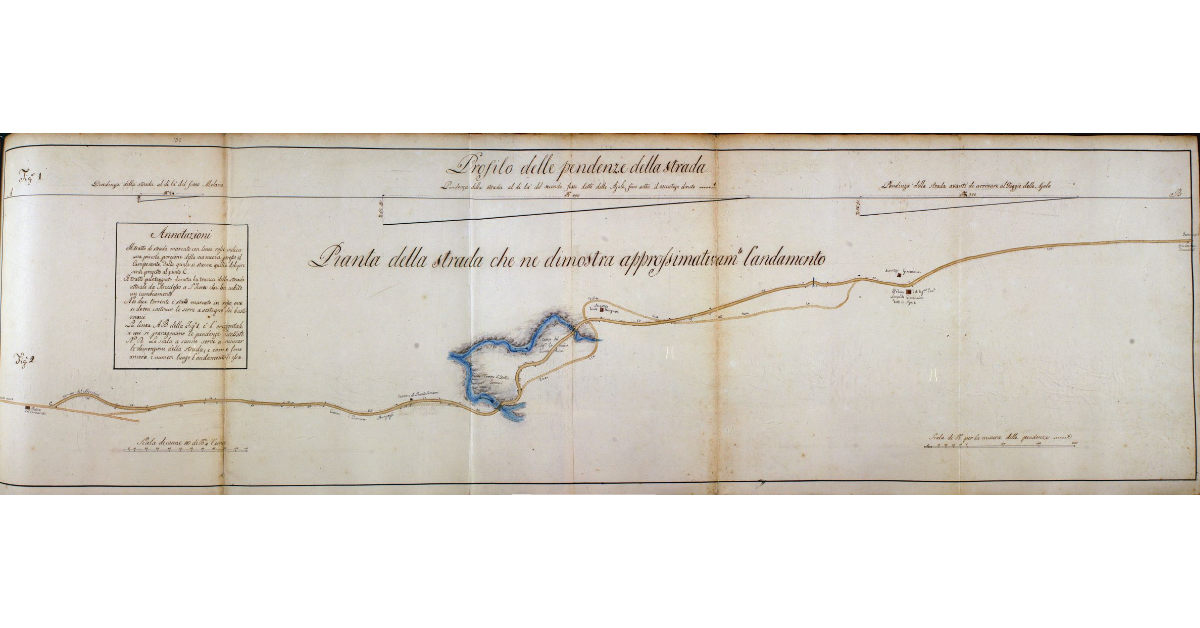 [Progetto per la realizzazione di una strada rotabile da Arcidosso al confine con la comunità di Santa Fiora]