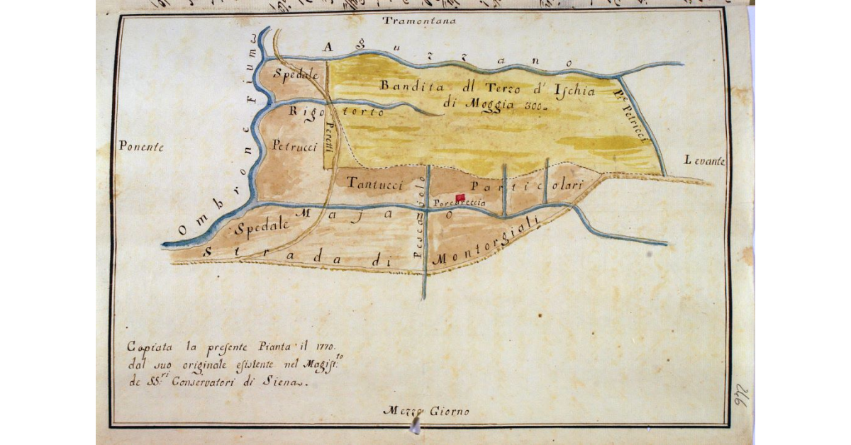 [Pianta della Bandita del Terzo d'Istia]