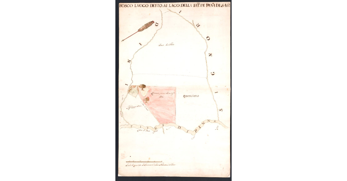 Bosco luogo detto ai lago della fattoria di Panna di S.A.R