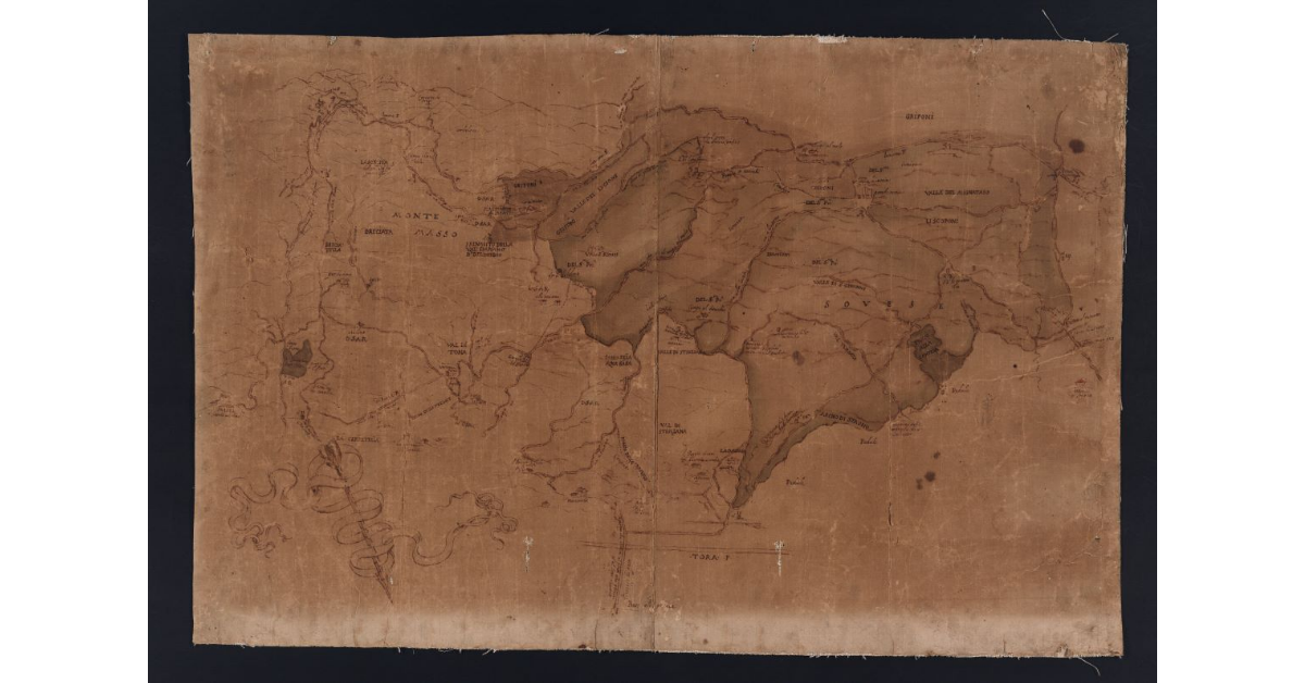 [Pianta di una parte del piano di Livorno presso Santa Maria a Castell'Anselmo e l'Osteria di Stagno]